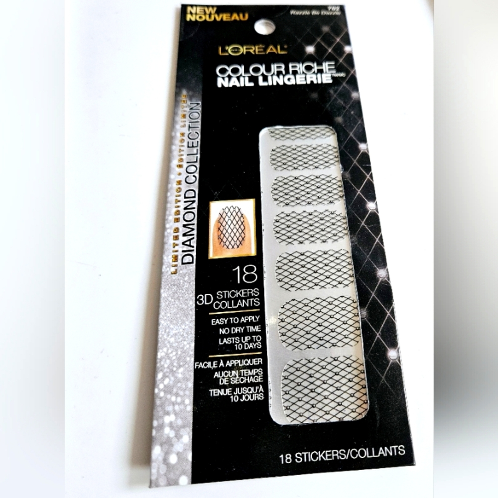 NWT L'ORÉAL COLOUR RICHE NAIL LINGERIE N°702 RAZZLE BE DAZZLE!